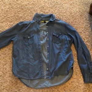 Jean button up